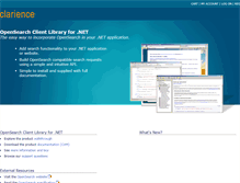 Tablet Screenshot of clarience.com